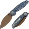 Нож Vosteed Shilin Cutter copper dune сталь 154CM рукоять Blue Ocean Micarta