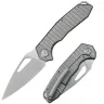 Нож KB Knives Coeus beadblast сталь M390 рукоять Gray Titanium