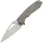 Нож KB Knives Coeus beadblast сталь M390 рукоять Gray Titanium
