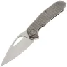 Нож KB Knives Coeus beadblast сталь M390 рукоять Gray Titanium