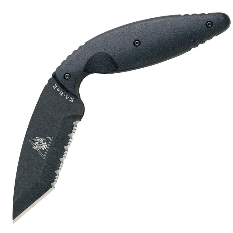 Нож Ka-Bar TDI Tanto Serrated сталь AUS-8A рукоять Black Zytel