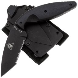 Нож Ka-Bar TDI Tanto Serrated сталь AUS-8A рукоять Black Zytel