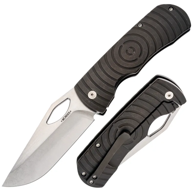 Нож McNees Dixon stonewash сталь MagnaCut рукоять Atomic Bronze Shockwave Titanium