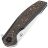 Нож Kansept Accipiter stonewash сталь S35VN рукоять Blackwash Titanium/Copper Foil CF