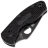 Нож Spyderco Ambitious Black Serrated LTW сталь 8Cr13MoV рукоять Black FRN (C148SBBK)