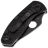 Нож Spyderco Ambitious Black Serrated LTW сталь 8Cr13MoV рукоять Black FRN (C148SBBK)