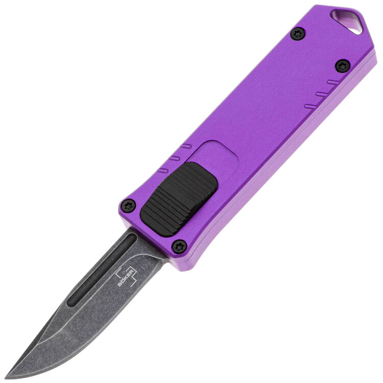 Нож Boker Plus USB OTF сталь D2 рукоять Purple Aluminium (06EX277)