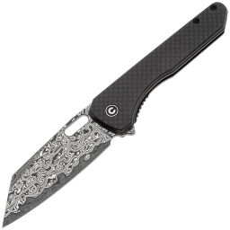 Нож CIVIVI Nugz сталь Damascus рукоять Twill Carbon Fiber/G10 (C23060-DS1)