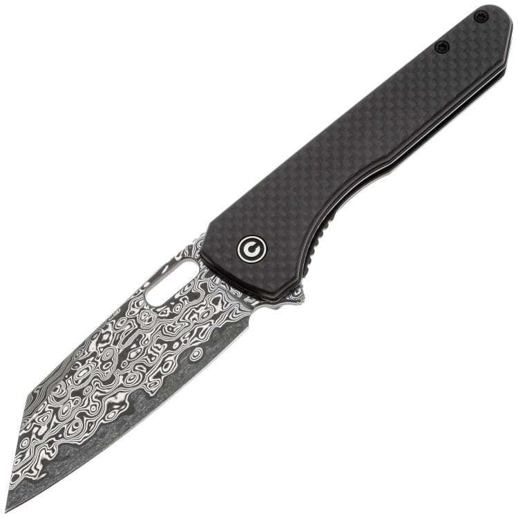Нож CIVIVI Nugz сталь Damascus рукоять Twill Carbon Fiber/G10 (C23060-DS1)