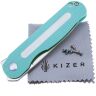 Нож Kizer Lätt Vind Mini сталь N690 рукоять Tiffany Blue G10