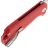 Нож Kristal Ravelin cталь D2 Satin рукоять Red G10