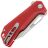 Нож Kristal Ravelin cталь D2 Satin рукоять Red G10