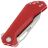 Нож Kristal Ravelin cталь D2 Satin рукоять Red G10