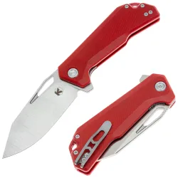 Нож Kristal Ravelin cталь D2 Satin рукоять Red G10
