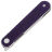 Нож Real Steel Iris Front Flipper satin сталь 12C27 рукоять Purple G10 (8061BP)