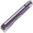 Нож Real Steel Iris Front Flipper satin сталь 12C27 рукоять Purple G10 (8061BP)