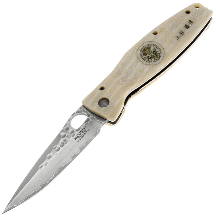 Нож Mcusta Sengoku Kenshin Uesugi сталь SPG2 San-Mai рукоять Ivory Micarta (MC-0185G)