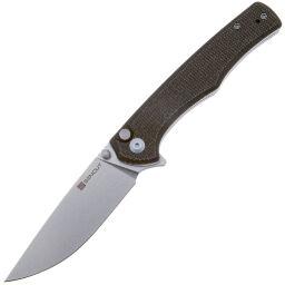 Нож Sencut Crowley Stonewash сталь D2 рукоять Black Micarta (S21012-2)