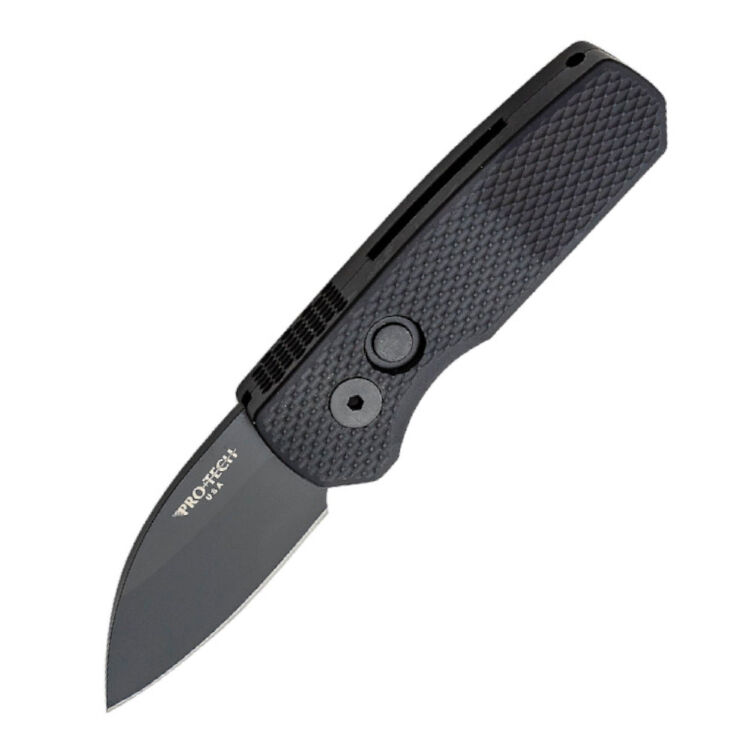 Нож Pro-Tech Runt 5 Wharncliffe DLC сталь MagnaCut рукоять Textured Black Aluminium (R5106)