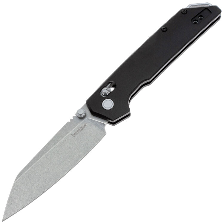 Нож Kershaw Iridium Reverse Tanto stonewash cталь D2 рукоять Black Aluminium (2038RX)