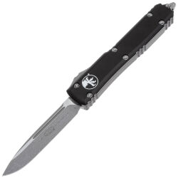 Нож Microtech Ultratech S/E Apocalyptic сталь M390 рукоять Black Aluminium (121-10AP)
