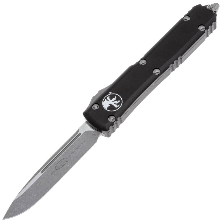 Нож Microtech Ultratech S/E Apocalyptic сталь M390 рукоять Black Aluminium (121-10AP)