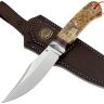 Нож Балем сталь M398 рукоять дамаск Decorum/кап клёна (Дедюхин Г.)