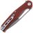 Нож Sencut Citius stonewash сталь 9Cr18MoV рукоять Burgundy G10 (SA01E)