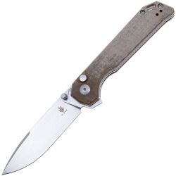 Нож Kizer Begleiter XL stonewash сталь 154CM рукоять Green Micarta