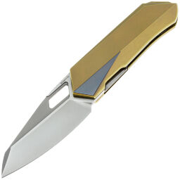 Нож Remette Woodpecker сталь M390 рукоять Gold Titanium (RTWP-G)