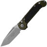 Нож Microtech LUDT Gen III T/E stonewash сталь M390MK рукоять OD Green Aluminum (1136-10OD)