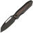 Нож Kansept Thunderhead blackwash сталь S35VN рукоять Blackwash Ti/Copper CF