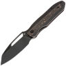 Нож Kansept Thunderhead blackwash сталь S35VN рукоять Blackwash Ti/Copper CF