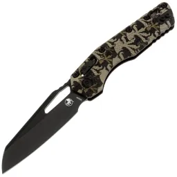 Нож Microtech MSI Ram-Lok black сталь M390MK рукоять Claw Burst Camo Polymer (210T-1PMCWC-Z4)