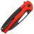 Нож CIVIVI Sentinel Strike black сталь K110 рукоять Red Aluminium/Black FRN (C22025B-1)