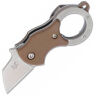 Нож FOX Mini-Ta сталь 1.4116 рукоять нейлон коричневый