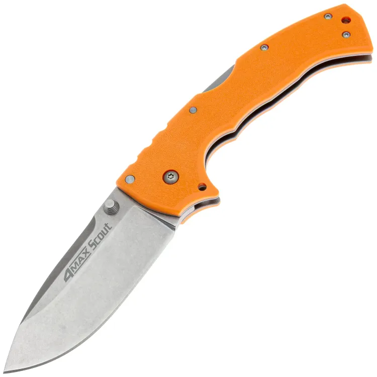 Нож Cold Steel 4-Max Scout сталь AUS-10A рукоять Orange Grive-Ex (62RQORSW)