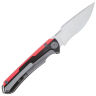 Нож Maxace Kestrel cталь M390 рукоять Black G10/Red Aluminium