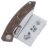 Нож Maxace Black Mirror Bronze stonewash сталь S90V рукоять Copper Carbon Fiber/Ti