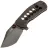 Нож Rike Knife Smelter-A сталь M390 рукоять Holed Dark Gray Titanium