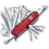 Нож многофункц. Victorinox Swiss Champ XLT Translucent Red 91мм (1.6795.XLT)