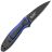 Нож Kershaw Leek black сталь MagnaCut рукоять Blue/Black Gradient Aluminium (1660GBLUBLK)