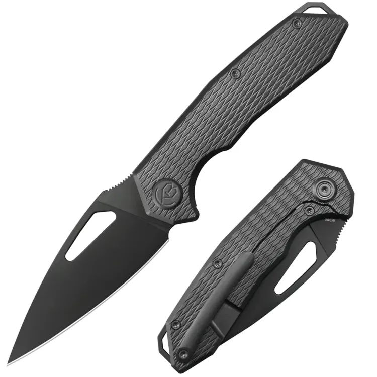 Нож KB Knives Coeus DLC сталь M390 рукоять DLC Titanium