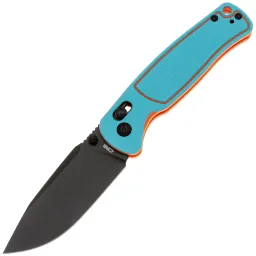 Нож CJRB Shale PVD сталь AR-RPM9 рукоять Blue/Orange G10 (J1943-BBO)