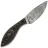 Нож Волчий Век Канадская Масичька Custom Сурок сталь 95Х18 WA рукоять Black/Grey G10