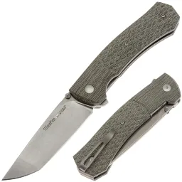 Нож Viper Safe stonewash сталь M390 рукоять Green canvas micarta (V6016CG3D) Нож Viper Safe stonewash сталь M390 рукоять Green canvas micarta (V6016CG3D)