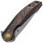 Нож Kansept Accipiter сталь Damascus рукоять Blackwash Titanium/Copper Foil CF