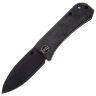 Нож We Knife Banter Blackwash сталь S35VN рукоять Marble Carbon Fiber (2004H)