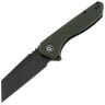 Нож CIVIVI ExOne blackwash сталь Nitro-V рукоять Green Canvas Micarta (C23036-3)