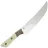 Нож кухонный Microtech 10" Butcher knife сталь San Mai M390 Damascus рукоять Bronze Ti/Ivory G10